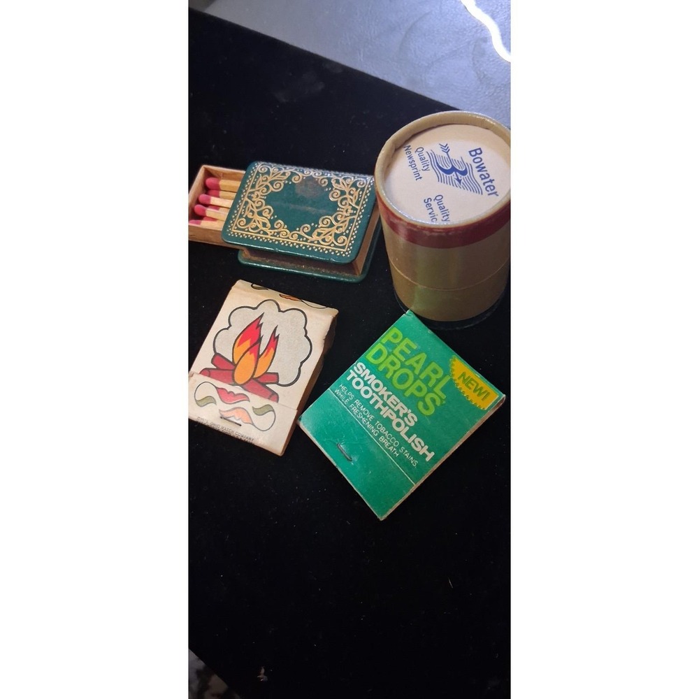 Vintage Advertisement Matchbooks Matches Lot Of 4